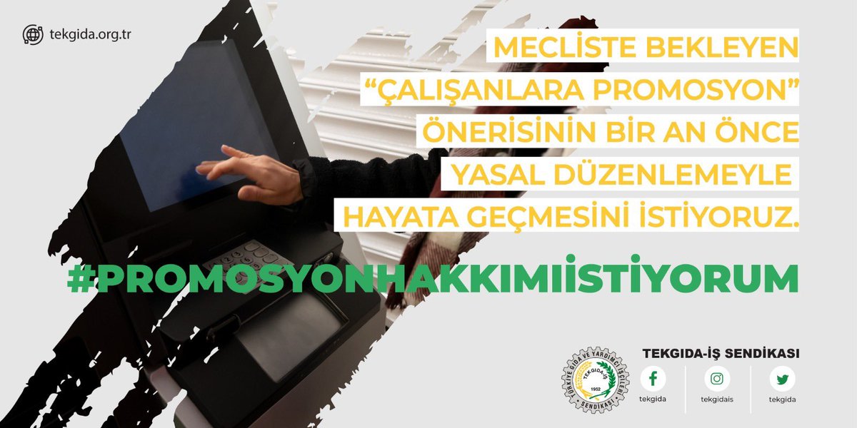 Sboler23's tweet photo. Mecliste bekleyen çalışanlara promosyon önerisinin bir an önce yasal düzenleme ile hayata geçmesini istiyoruz.
@HMBakanligi @csgbakanligi @meral_aksener @kilicdarogluk @dbdevletbahceli @mithatsancarr @turkiskonf @FOXhaber @halktvcomtr @tele1comtr 
#PromosyonHakkımıistiyorum https://t.co/EDGBZukIf0