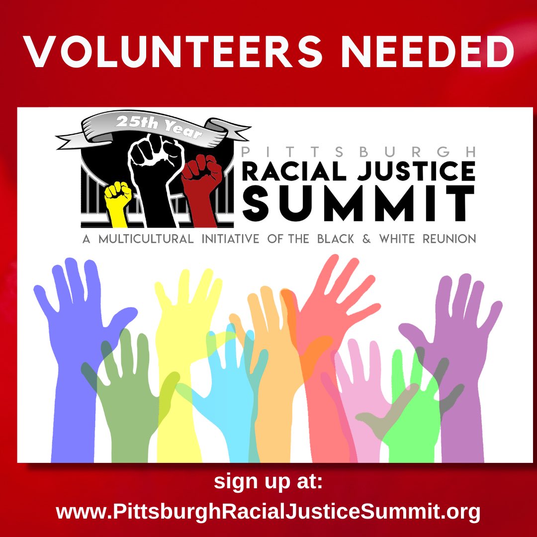justicepgh's tweet photo. Hey friends! The 25th Annual Pgh Racial Justice Summit is going to be IN PERSON this year! We need volunteers to make it happen! Do you want to work to dismantle white supremacy through education & activism? Link in bio! #activist #racialjustice #volunteer #pittsburgh #prjs2023 https://t.co/5oP55tlhFi
