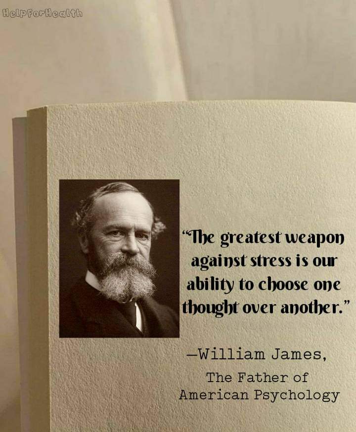 HelpForHealth_'s tweet photo. Quote from the Father of American Psychology, Willian James.
#helpforhealth #be141 #depressionsupport #mentalhealthawareness #anxietysupport https://t.co/ZT8ESjbGV5