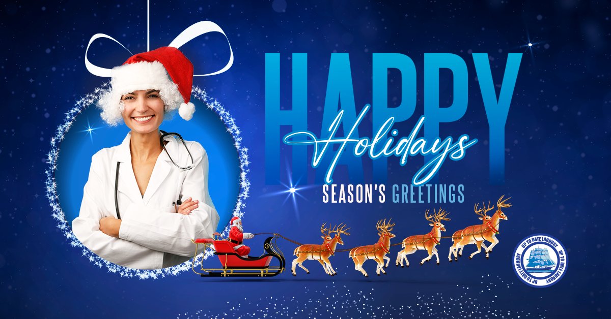 There’s no place like home for the holidays. ❤️ Warmest wishes from all of us at Up To Date Laundry!