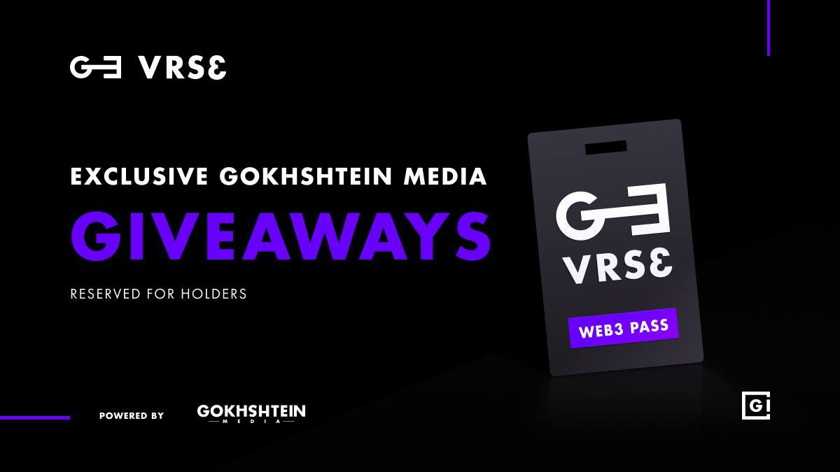 davidgokhshtein's tweet photo. I’m giving away $100 in #Bitcoin in the next 24 hours to five people people who currently hold the G3 VRSE Pass. 

All you have to do is RT &amp; Like, have your notifications 🔔 on - and hold a minted G3 pass in your wallet to qualify. https://t.co/56bNWV7HaW