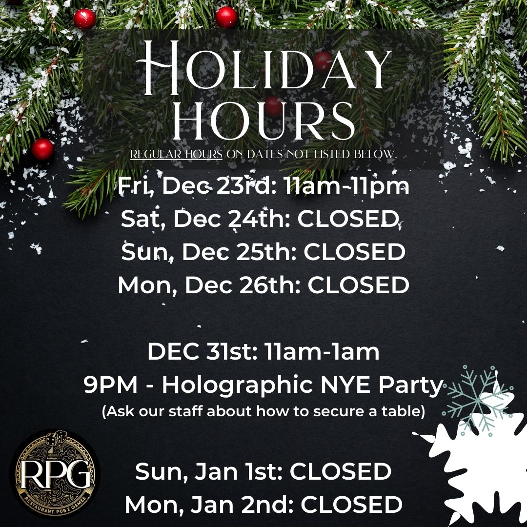 RPG (Restaurant, Pub & Games) tweet media