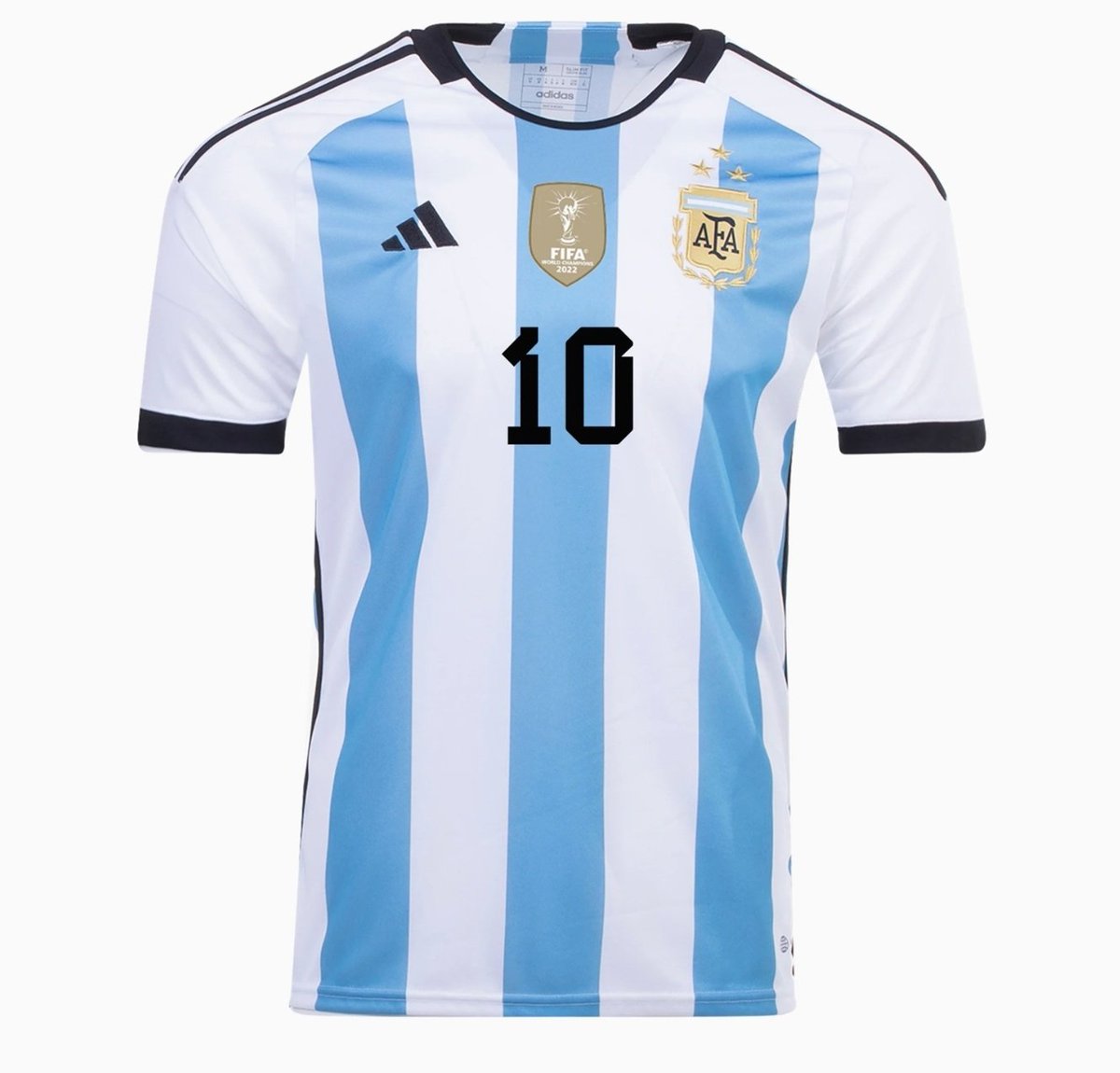 ActuFoot_'s tweet photo. Adidas commercialisera à partir de mercredi le maillot de l'Argentine avec les trois étoiles. 🇦🇷⭐⭐⭐ https://t.co/RPhawYzpFc