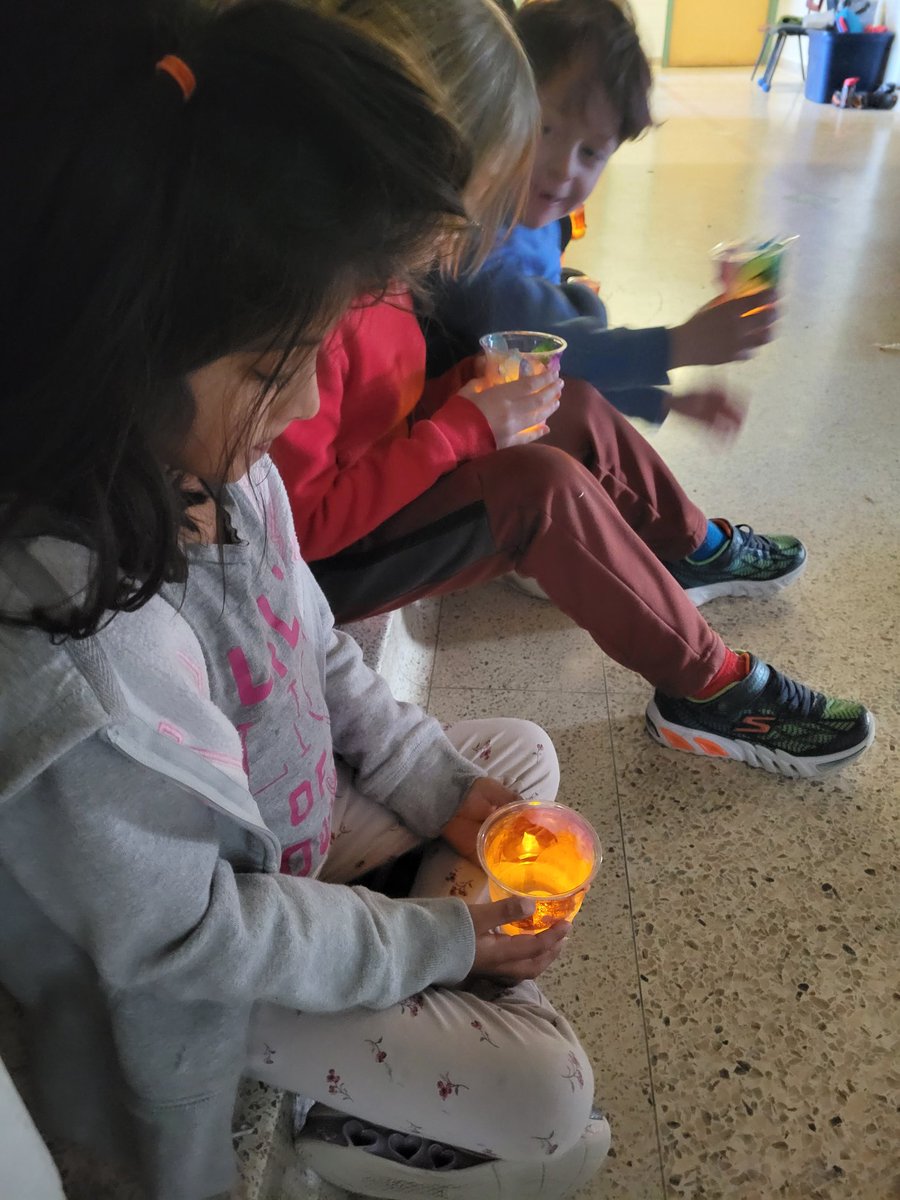 ClintonStreetPS's tweet photo. Clinton students bringing light to the longest night darkness for winter solstice yesterday. https://t.co/bBT32DVWE6