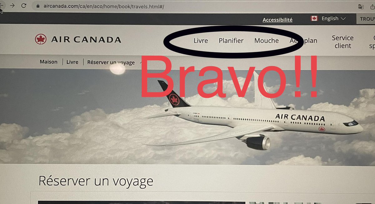 MissPointless's tweet photo. @HBuzzetti @L0cutux Ahhh, les fameuses deux langues officielles: l'anglais et la traduction automatique! https://t.co/pft8pAuRtt