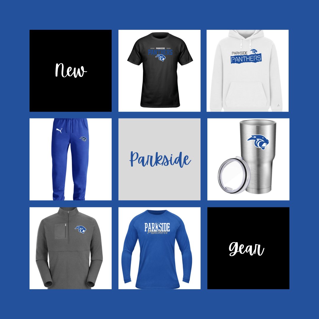 New Parkside Gear! Available now through January 9th so get yours today! Thank you for supporting our athletic programs!! fancloth.shop/BHDKX
🐾 #parksideproud 
@PKMSpanthers <a href="/Parkside_Sports/">Parkside Athletics</a> <a href="/DrBoynton/">Dr. B</a>