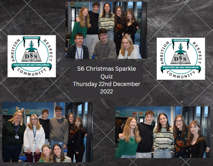 MrJSlaven's tweet photo. What a fantastic turnout for this afternoon's @DuncanrigScndry S6 Christmas Sparkle Quiz Afternoon. A huge well done to all of the teams! Who knew they could be so competitive? (1/3) https://t.co/ibcwLP6Mdz