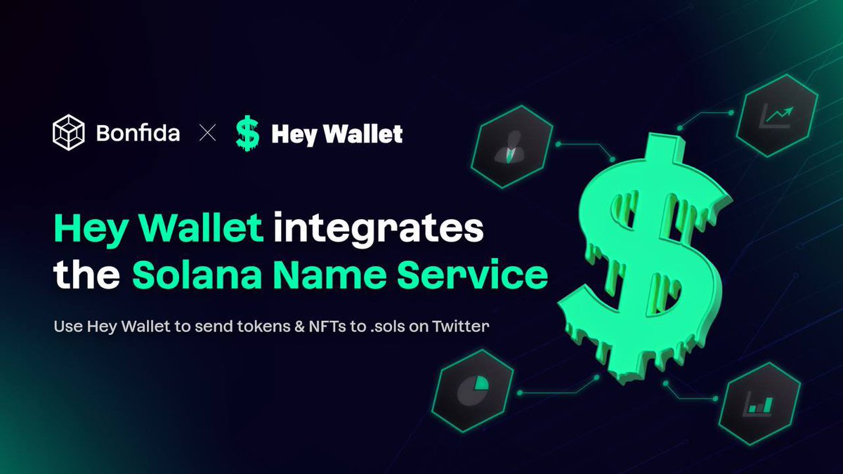 It’s official 🤝

You can send crypto to any .sol by just tweeting: <a href="/hey_wallet/">Hey Wallet!</a> send .01 SOL to bonfida.sol 

First 1k Retweets will earn an airdrop!