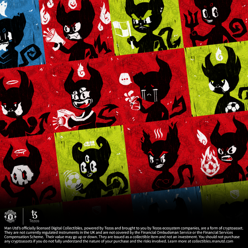ManUtd's tweet photo. 😈 Unlock your Devil now and enter a world of rewards:

▪️ VIP matchdays 💎
▪️ Player of the year tickets 🎫
▪️ Play at Old Trafford 🏟️

#MUFC || #CollectUnited