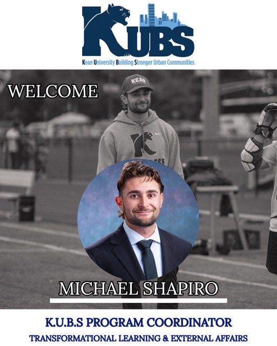 keankubs's tweet photo. We are pleased to announce our K.U.B.S. Team who work with Transformational Learning &amp; External Affairs at Kean University.

Sr. Vice President Dr. Joseph Youngblood II 

Executive Assistant Peggy Thompson

K.U.B.S. Coordinator Michael Shapiro https://t.co/WArNm9Qa5S