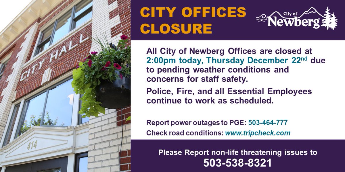 City of Newberg tweet media