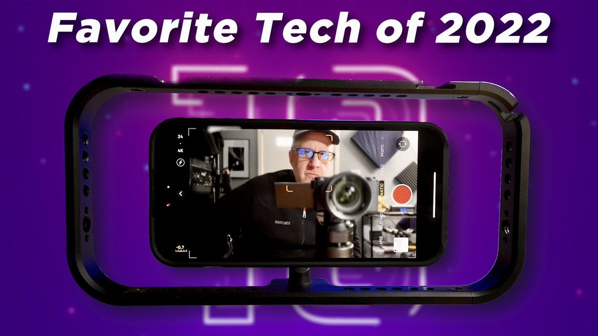 iFilmmakers's tweet photo. NEW video! And last one of 2022…

My FAVORITE (Mobile) Video Tech of 2022! 

Watch ➡️ https://t.co/kDjiEh5YZo https://t.co/QXFPMLvB7g
