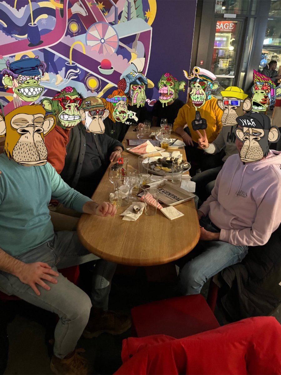 Had a great meet-up in Montreal last night. Thank you to all the apes that came out!! 🇨🇦 <a href="/BoredApeYC/">Bored Ape Yacht Club 🍌</a>