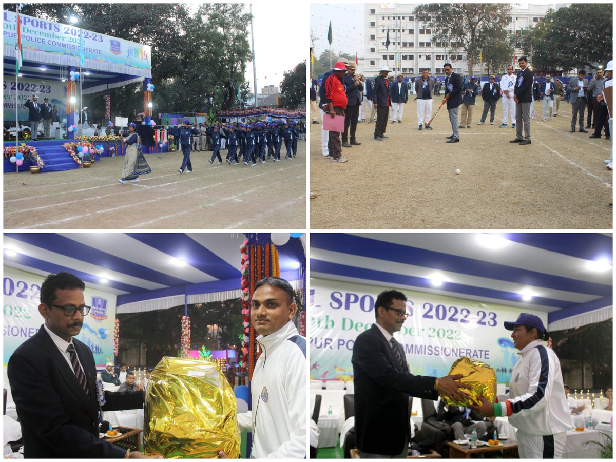 Cpadpc's tweet photo. Closing ceremony of 12th Annual Sports Meet 2022-2023 in presence of Shri Sanjay Singh, IPS, ADG & IGP Western Zone, Ld. CP ADPC Shri N Sudheer Kumar, IPS at Asansol Police Lines.
#AnnualSportsMeet
#LetsPlay #RifleDrill
#Chau #FireWorks @WBPolice https://t.co/LUfYz8OE6w