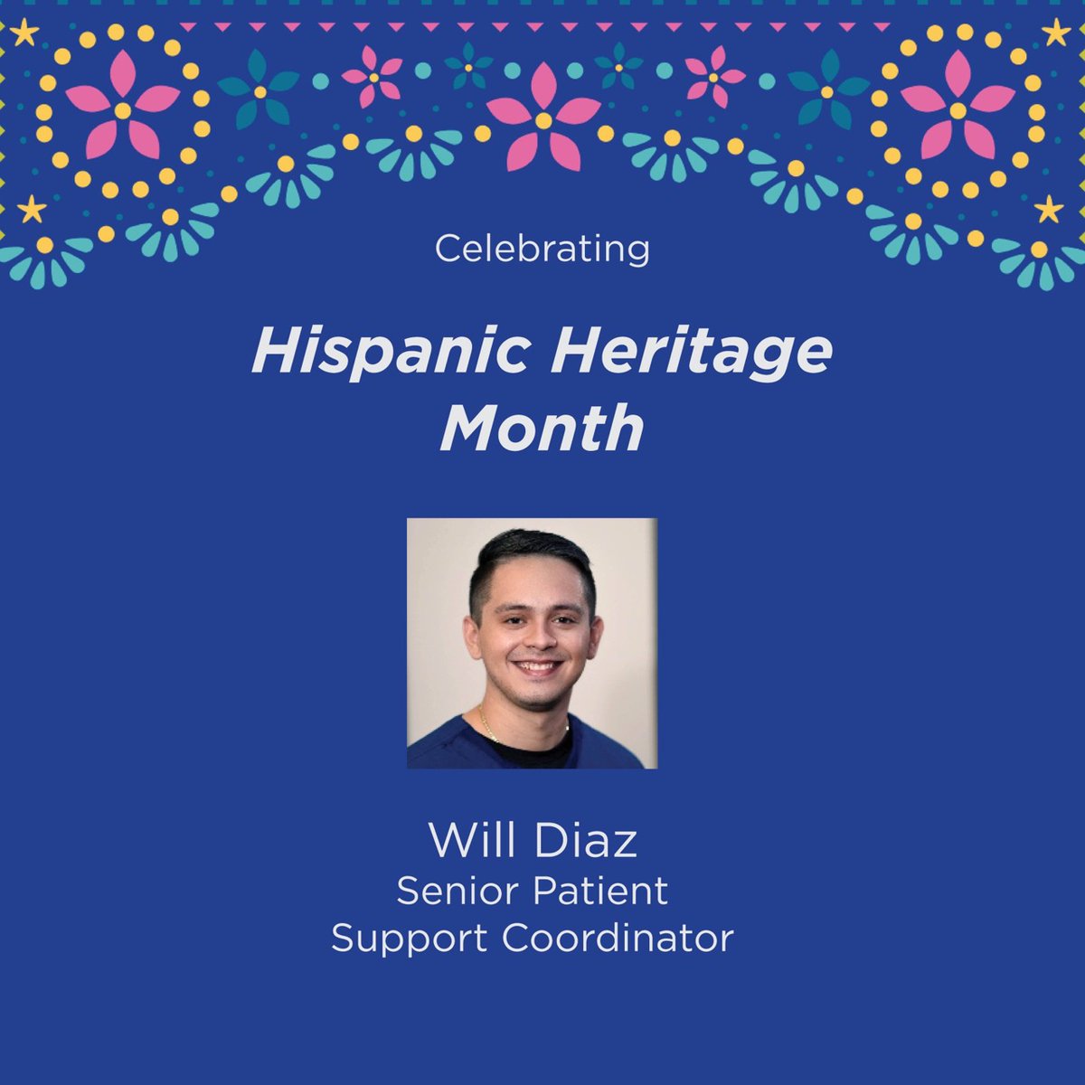 BCMNeurosurgery's tweet image. Day 10 | 𝗢𝗰𝘁𝗼𝗯𝗲𝗿🎊

We celebrated #HispanicHeritage Month with a special feature on Sr. Patient Support Coordinator Will Diaz.

Also in Oct., we thanked our #BCMNeurosurgery MAs for all of their hard work during #MedicalAssistantRecognitionWeek!