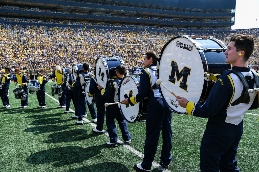 This is a Michigan Drumline appreciation post 🥁

#UMichBand #GoBlue #MMB125