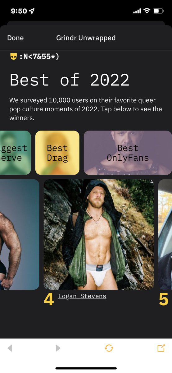 Logan Stevens top 0.4% Onlyfans on Twitter: "Grindr year end wrap up