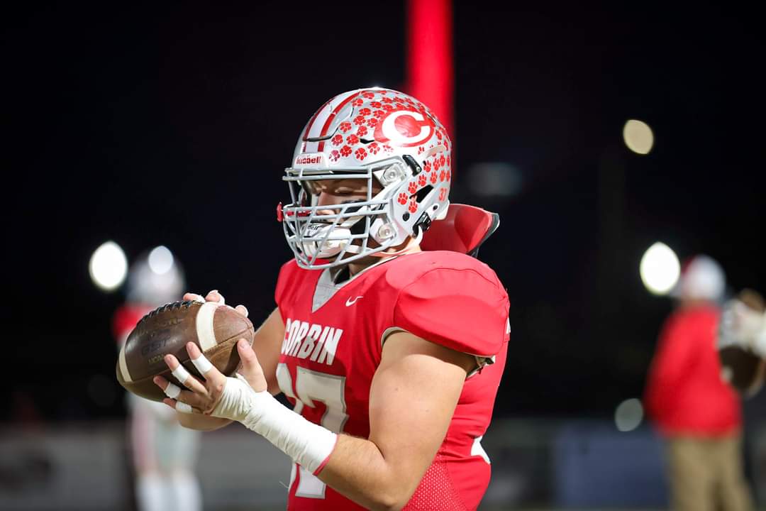 Stats
141 tackles
100 solo 
41 assisted 
3 sacks
3 tackles for loss
2 forces fumbles
1 interception 
20 tackle single game best - 19 solo 
Leading tackler for Corbin.
Check out my highlights, the link should show highlight videos from each game. 
hudl.com/profile/957666…