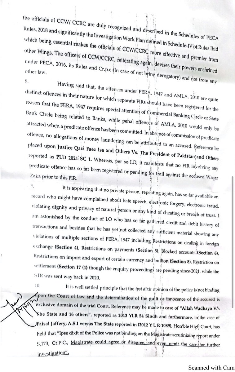 ZakaWaqar's tweet photo. I would like to request @dawn_com to please go through previous court order and make this as your headline - https://t.co/wyOiN1ul74
