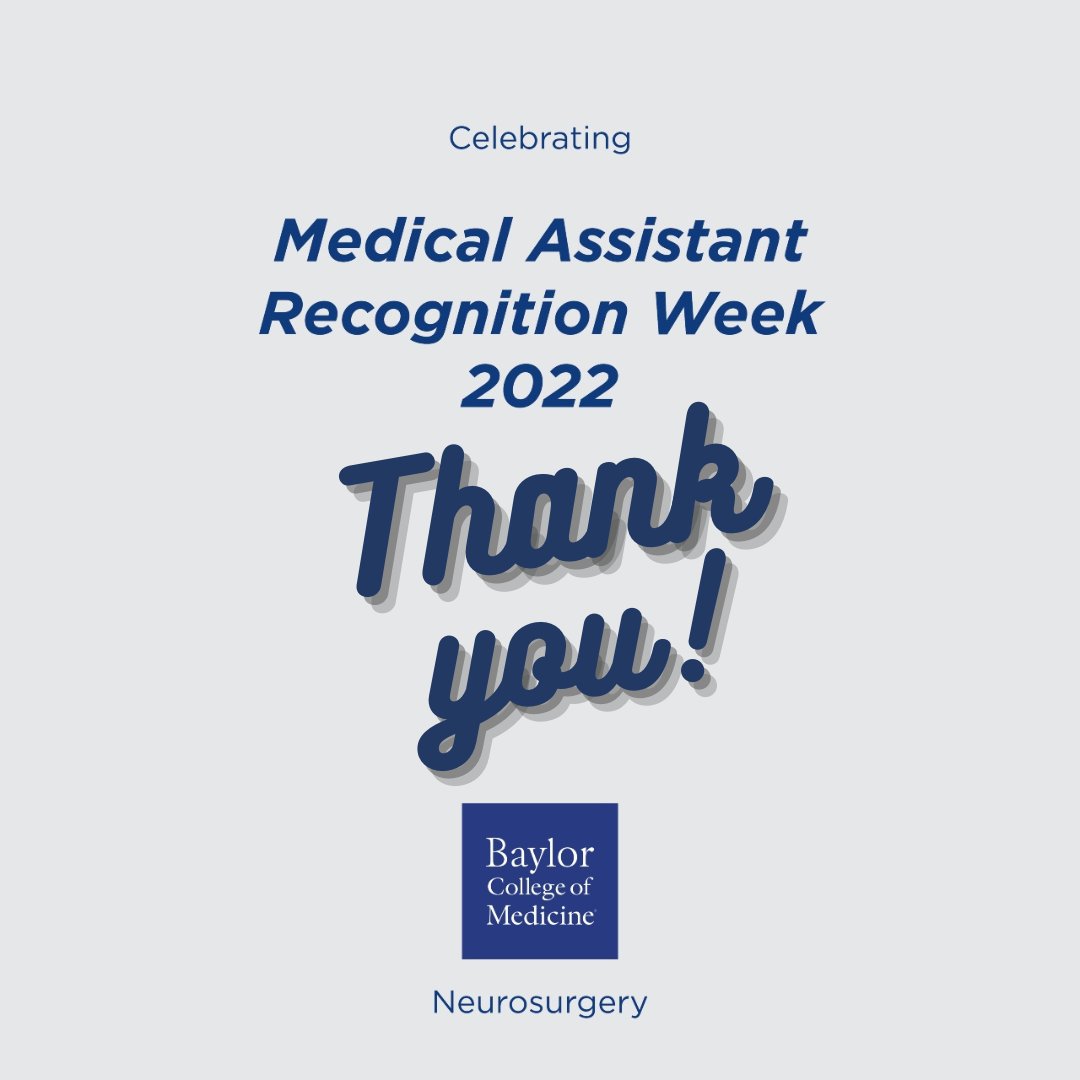 BCMNeurosurgery's tweet image. Day 10 | 𝗢𝗰𝘁𝗼𝗯𝗲𝗿🎊

We celebrated #HispanicHeritage Month with a special feature on Sr. Patient Support Coordinator Will Diaz.

Also in Oct., we thanked our #BCMNeurosurgery MAs for all of their hard work during #MedicalAssistantRecognitionWeek!