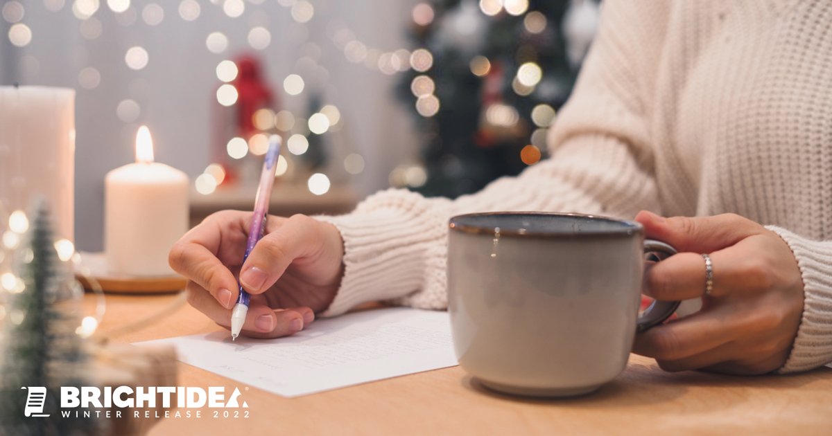 Brightidea's tweet image. Make sure your innovation efforts stand out this holiday season with Brightidea's - #MemoGPT3 Writing Assistant Prompts &amp;amp; sort memos by topics/date/status 🤩 #workingbackwards #prfaq #6pager bit.ly/3WGqHdZ