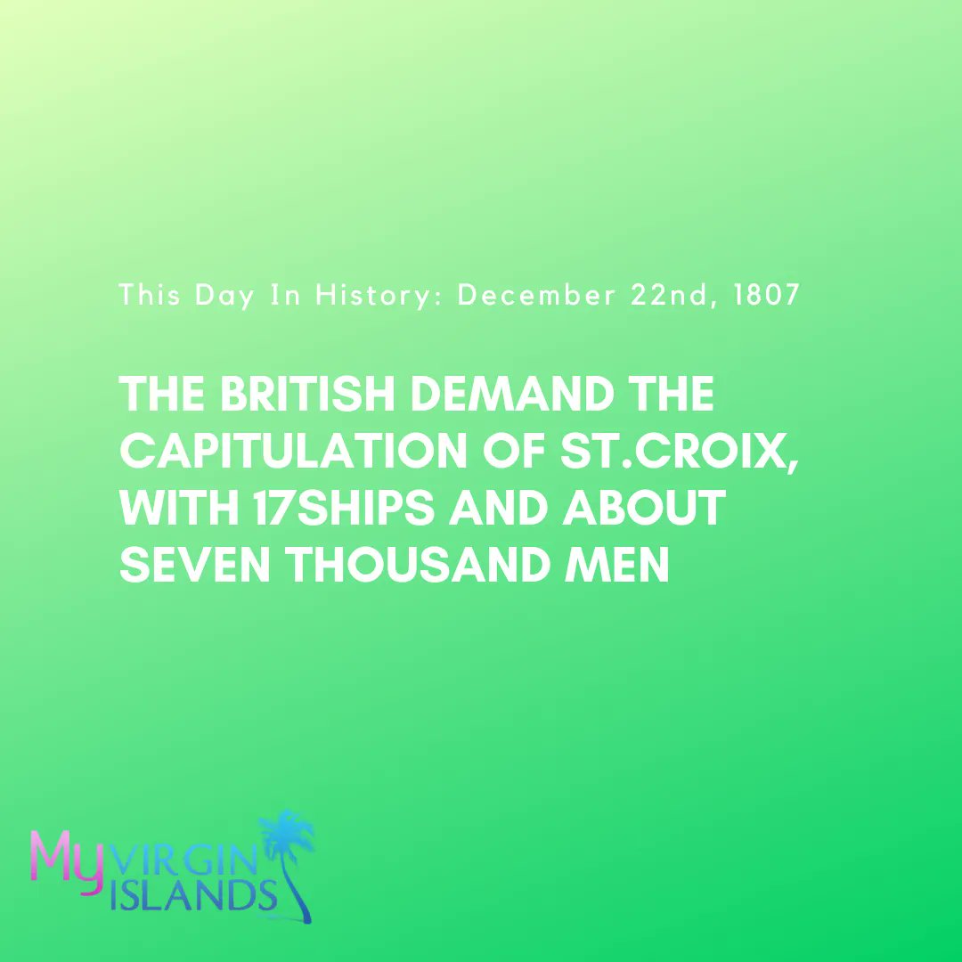 #ThisDayInHistory #MyVirginIslands