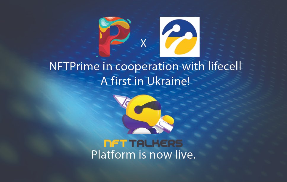 nftprimecom's tweet image. A first for Ukraine !
NFTPrime , Turkey’s pioneer NFT plattform, launched  NFT Talkers digital marketplace  to support Ukraine in cooperation with @lifecellua on @avalancheavax 
 
nfttalkers.lifecell.ua
