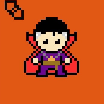 LovMuxtar's tweet photo. Pixel Doctor Strange https://t.co/CDwLomWL0r