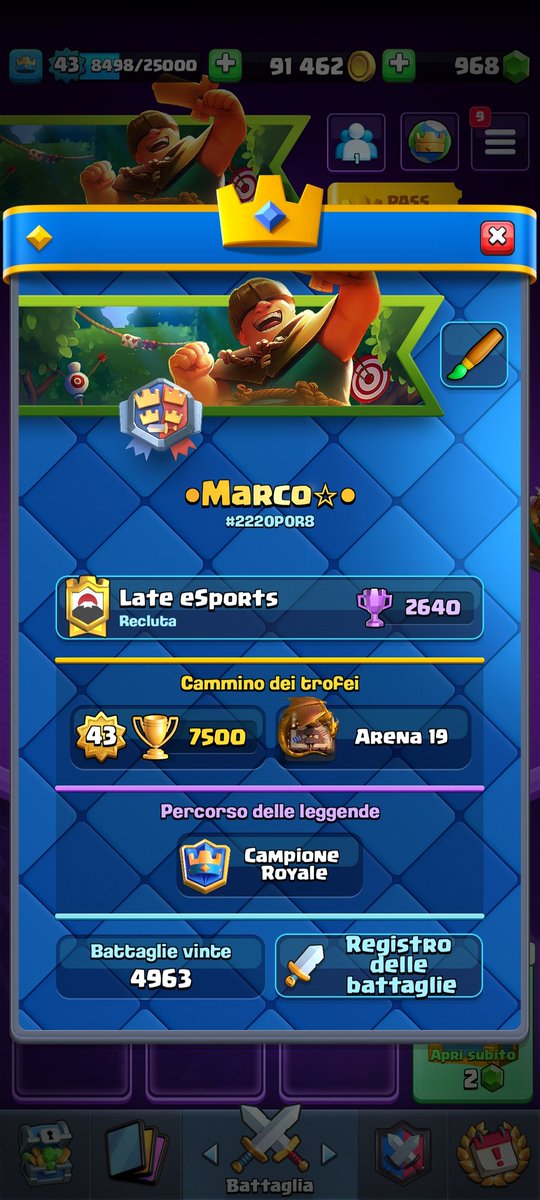 Prossimo anno nella Clash Royale League