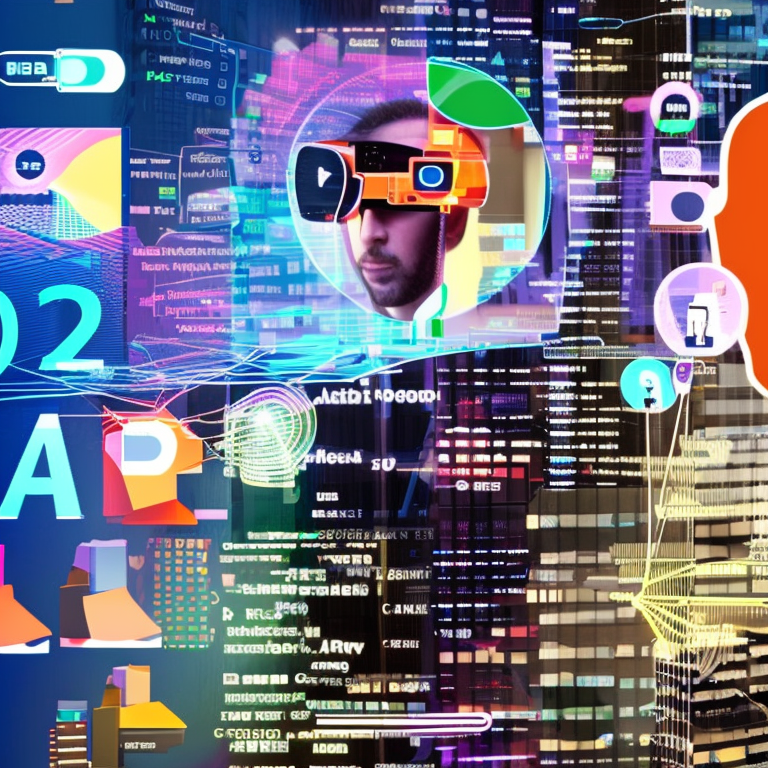 LaurieAinley's tweet photo. It's almost 2023 which means time for another set of predictions for #AR, #XR and the #metaverse. Let's dive into 7 trends for next year (and yes the thumbnail is AI-generated): (1/13) https://t.co/IHDaNOzwHR