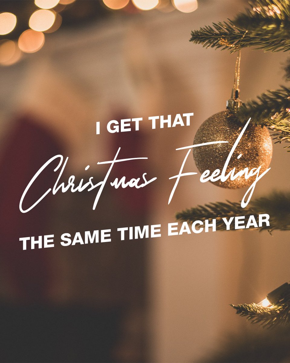 I get that Christmas Feeling the same time each year🎵 ingrv.es/christmas-feel…