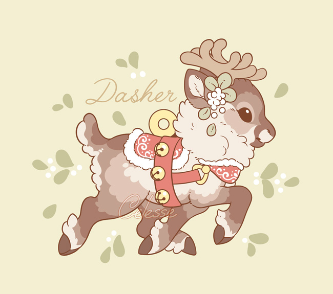 「You know Dasher and Dancer and Prancer a」|✿ Celesse ✿のイラスト