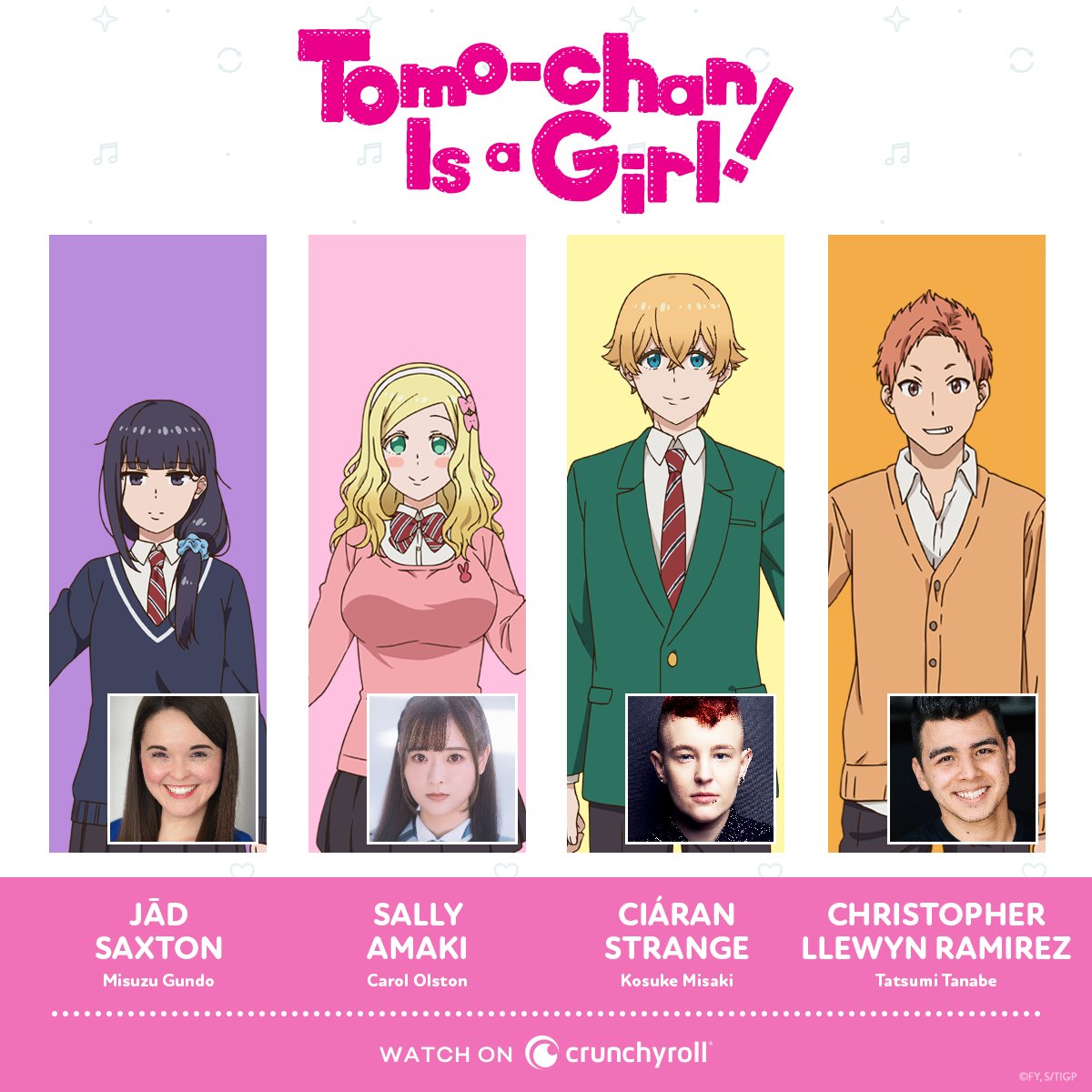 Anime NYC 2022 Tomo-Chan is a Girl! Poster