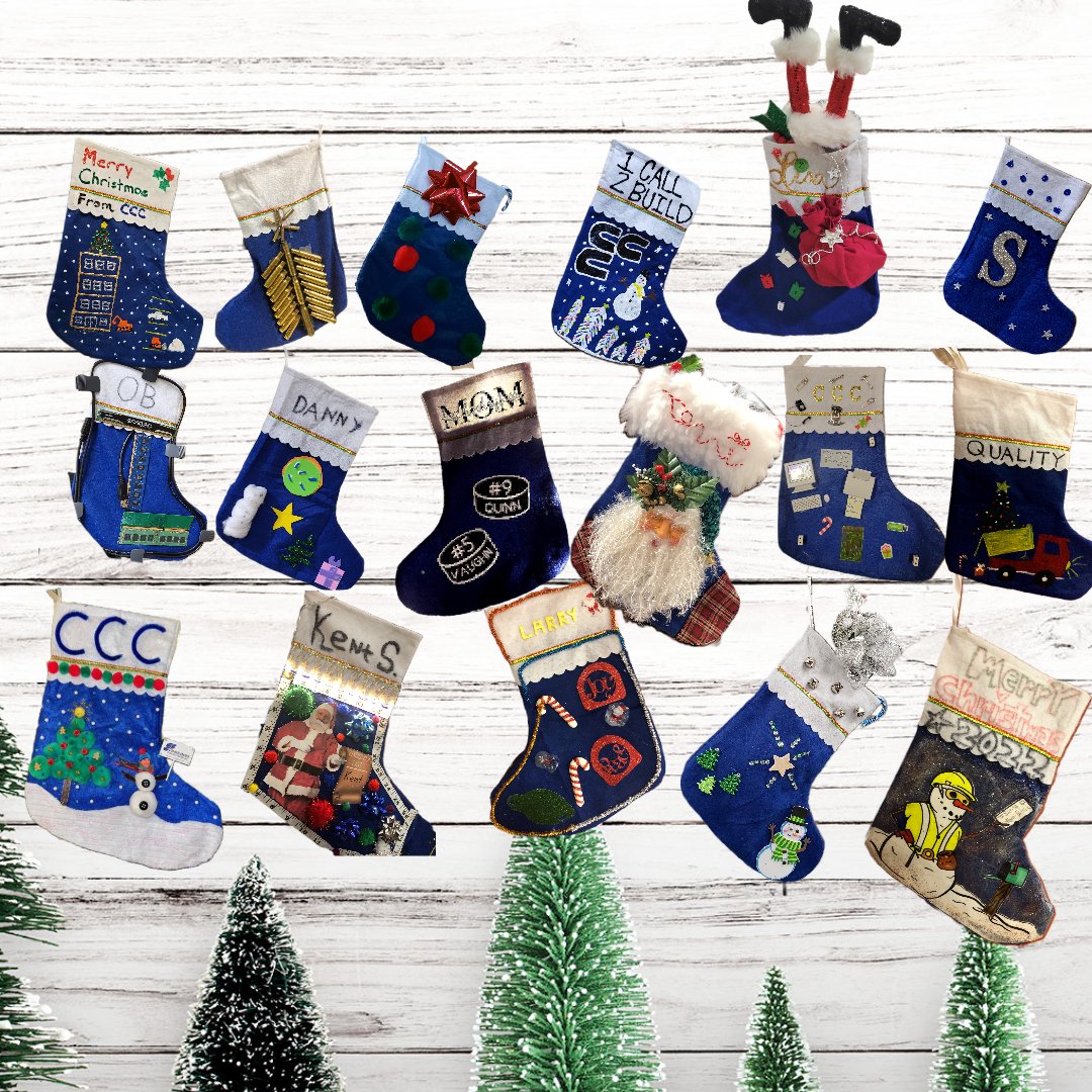 1Call2Build's tweet image. We challenged our staff to decorate a stocking to display at their workspace, and they did not disappoint! Here are a few of the awesome stockings that are on display at our offices!