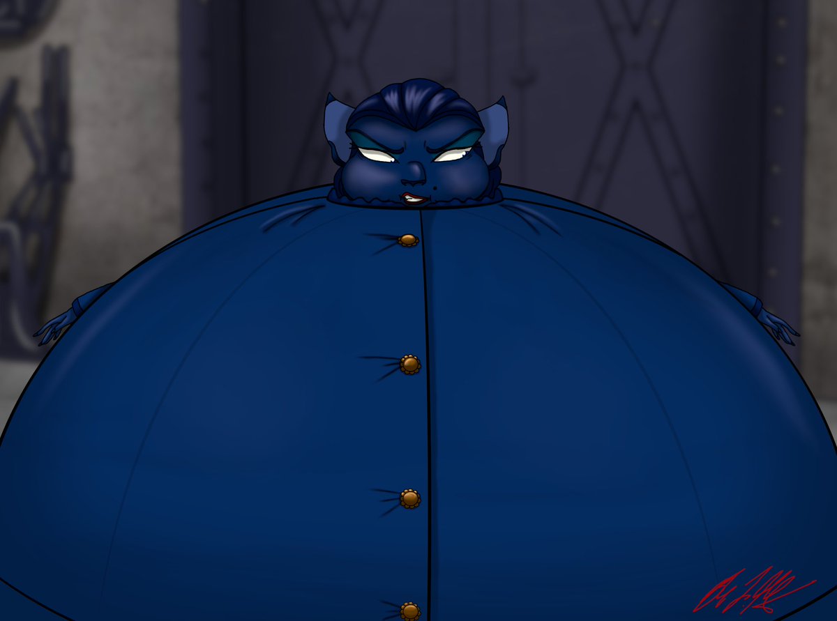 Ych for @ItsmeNightwind  and I have to share! Pretty sure this has never happened to Capt. Amelia… doesnt look to impressed atm.