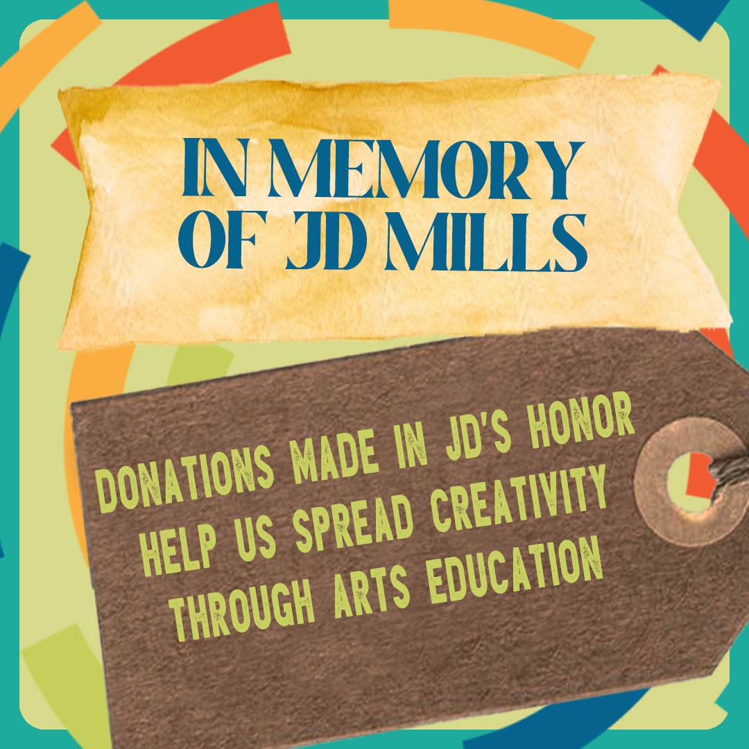 Donations made in memoriam of JD Mill's life will help us support working artists, and foster a lifetime of curiosity, playfulness, and artistry in our community. JD was a creative and avid doodler- take a look at some of our favorites!