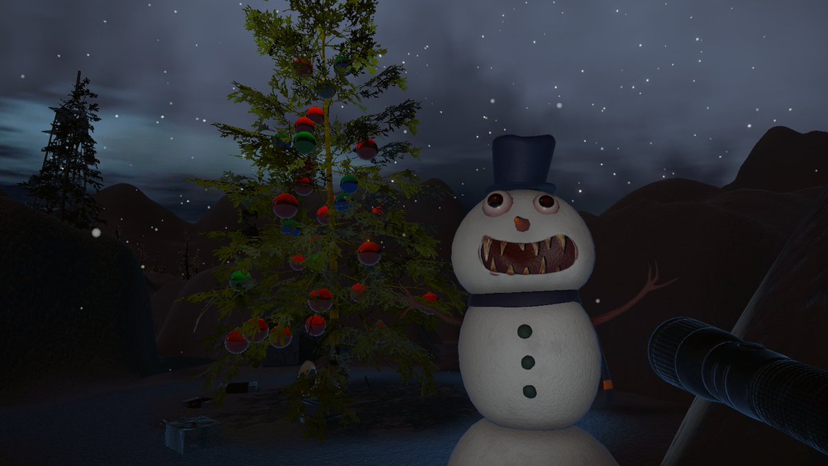 Christmas is very close!🎅
This year there will be a completely new event in the Self-Delusion!
Details very soon!🎄
Steam page:
store.steampowered.com/app/1590190/Se…
#indiegamedev #indiedev #pcgame #indiegame #indiehorror #horrorgame #game #survivalhorror #madewithunity #game #steam