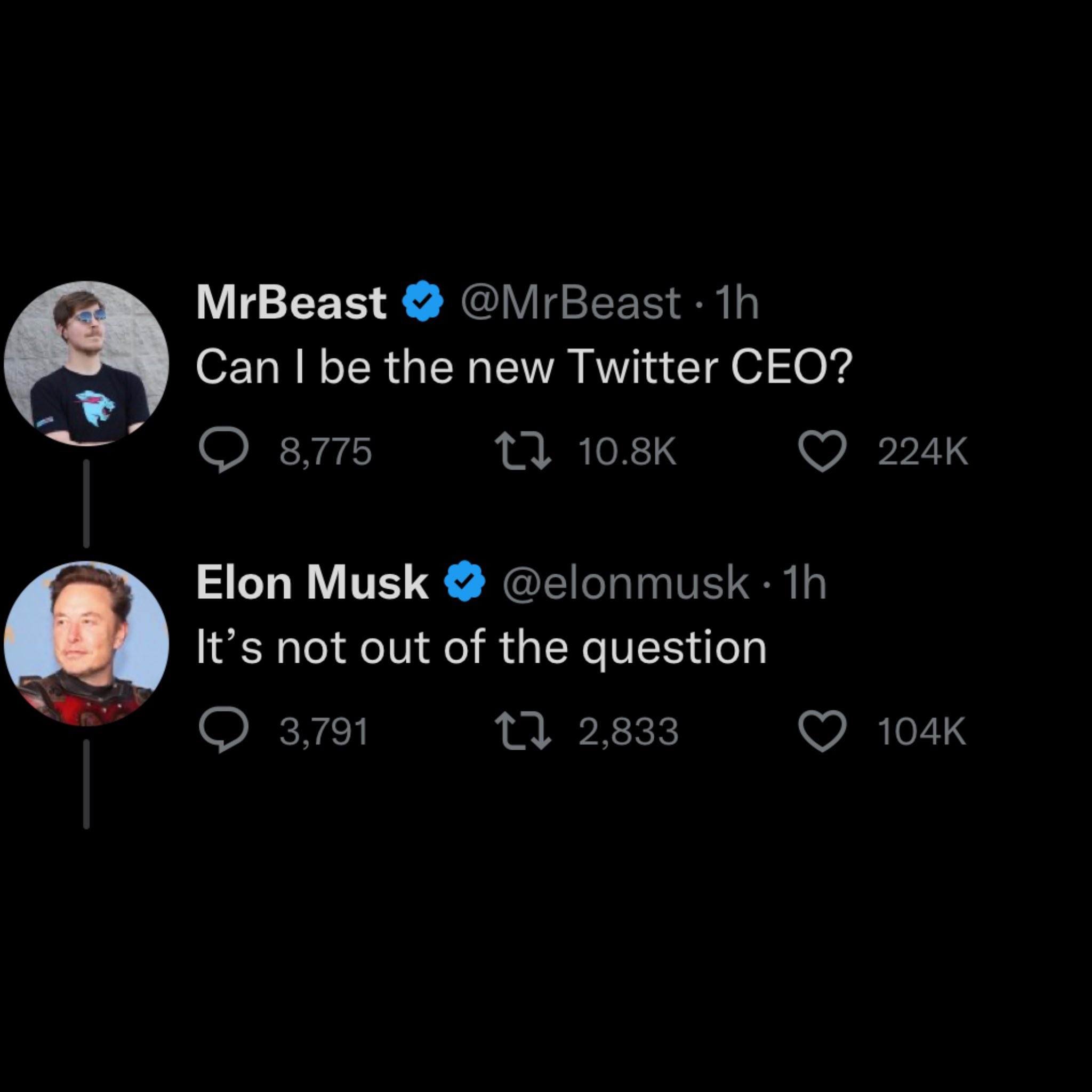 MrBeast Twitter CEO: World's Most Popular r Asks If He Can Be  Twitter CEO. Elon Musk Responds