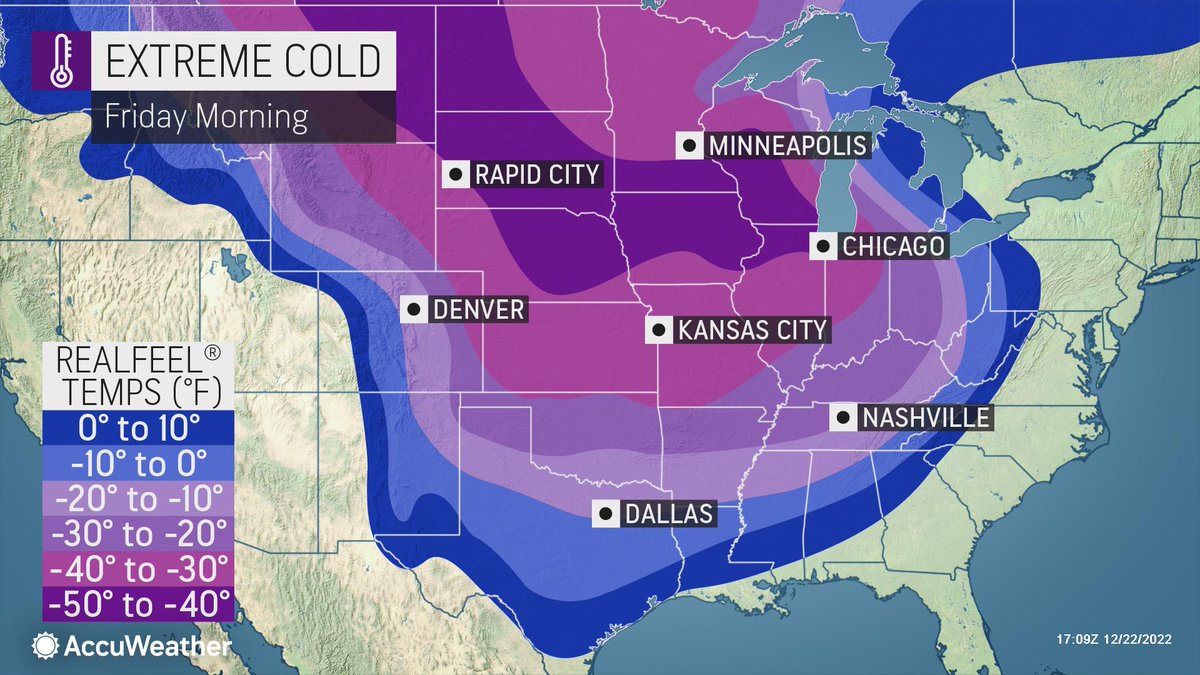 WINTER WEATHER ALERT @accuweather Thursday Afternoon WINTER STORM WARNING THRU LATE TONIGHT WIND CHILL WARNING THIS EVENING THRU NOON FRIDAY • This aft: Snow showers. 2-4'. High 31, falling to the single digits. • Tonight: Cloudy, frigid. Snow. Low -7. bit.ly/3FQrCBJ