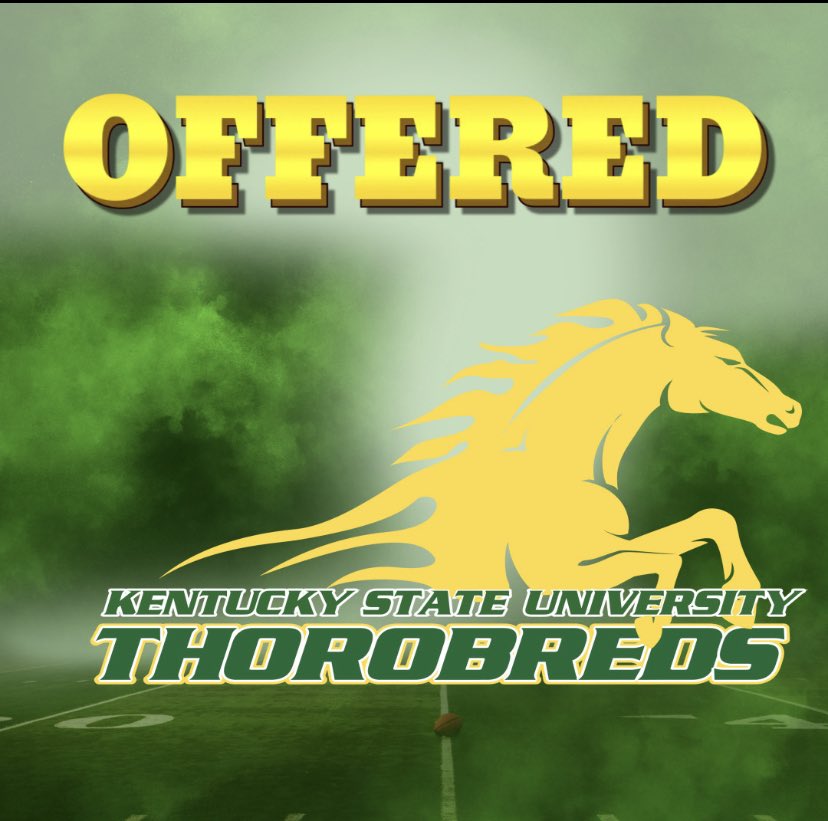 Blessed to receive another offer from Kentucky state university 💛💚@KSUAthletics <a href="/DCJ_15/">Daniel Johnson</a> <a href="/Recruit_theFAY/">Recruit_theFAY</a> <a href="/CCagle0104/">Chris Cagle</a> <a href="/d1highlights/">d1highlights</a> <a href="/OnTopAthletics/">OnTopAthletics Inc📚🏈⚾️</a>