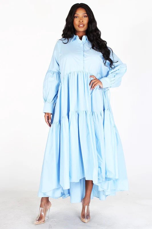 Oversized Maxi Dress 
divasdenfashion.com/products/overs… 

#DivasDenFashion #maxidress #highlowdress #lanternsleeves #greendress #oversizedress #bluedress #petitefashion #COGIC #funeraldress  #cogicgrand #weddingfashion #cogicfashions #Christianfashion #PlusFashion #fullfigured #teamcurvey