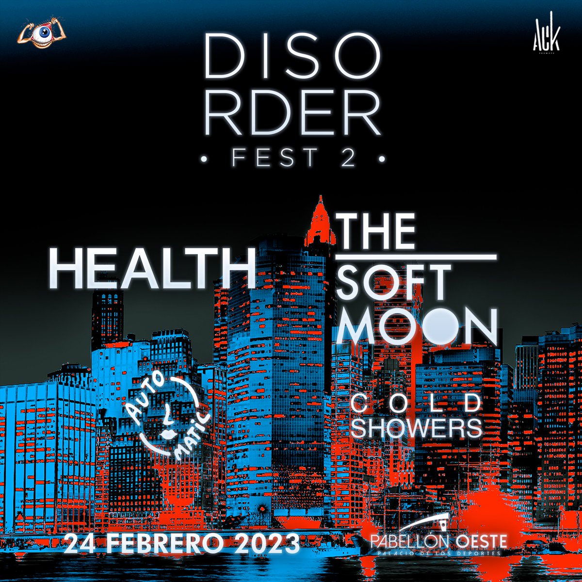 CDMX :: HEALTH x THE SOFT MOON x AUTOMATIC x COLD SHOWERS :: FEB 24 2.0.2.3. :: #FelizJueves