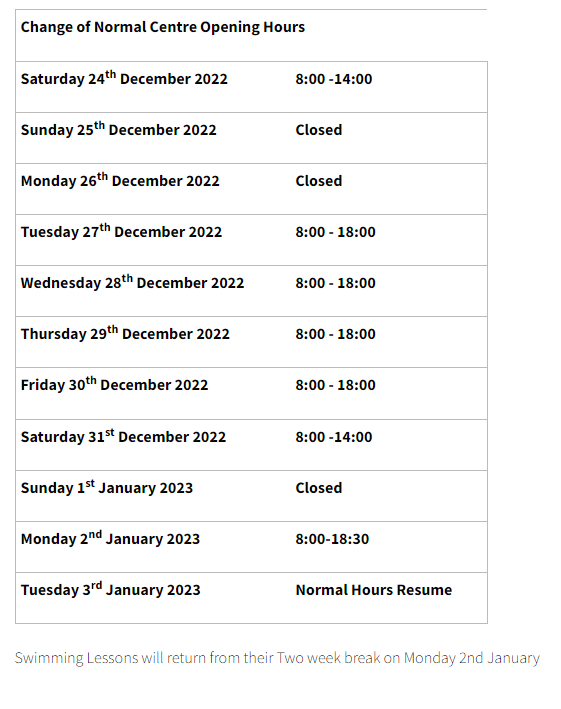 Our Xmas opening hours!
Please make a note if you are planning on visiting us this Holiday season! 🎅🎄