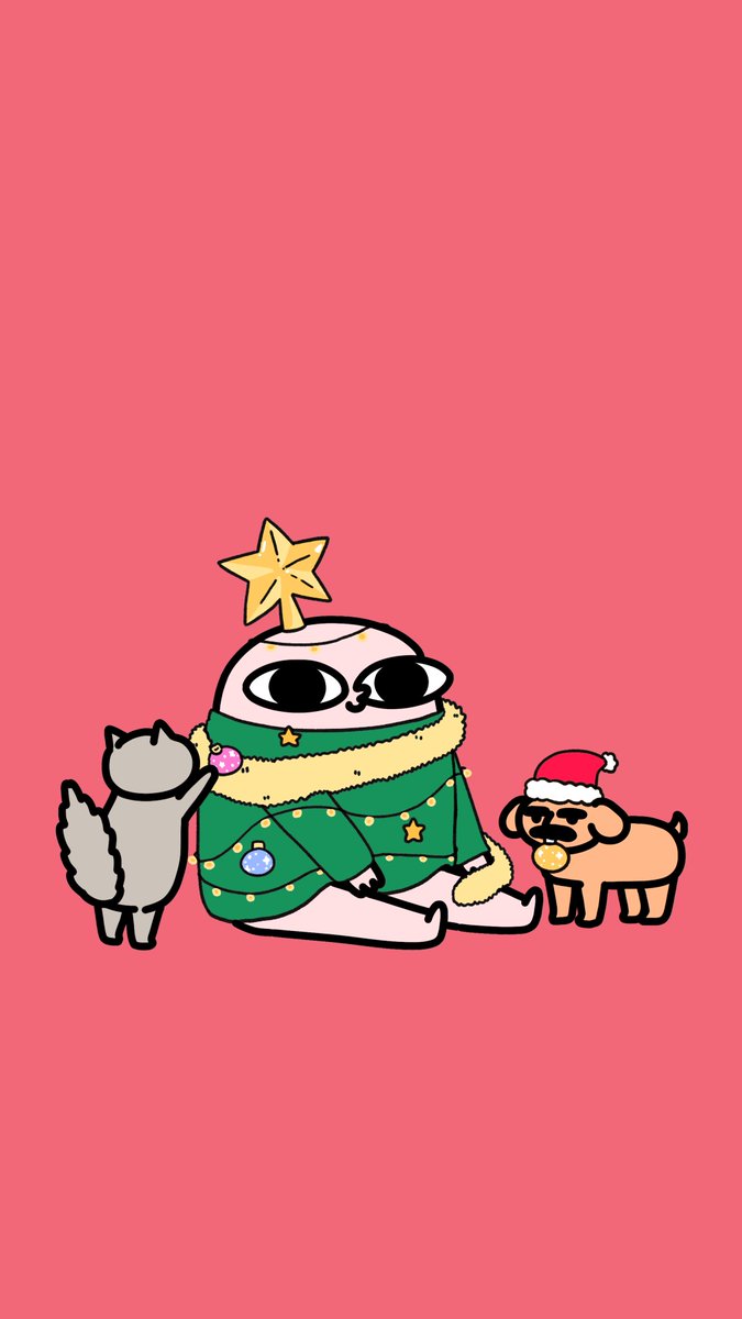 Ketnipz's tweet photo. Seasons Greetings from Bean and friends!☃️🎄🎁 https://t.co/5wwDM3CXOC