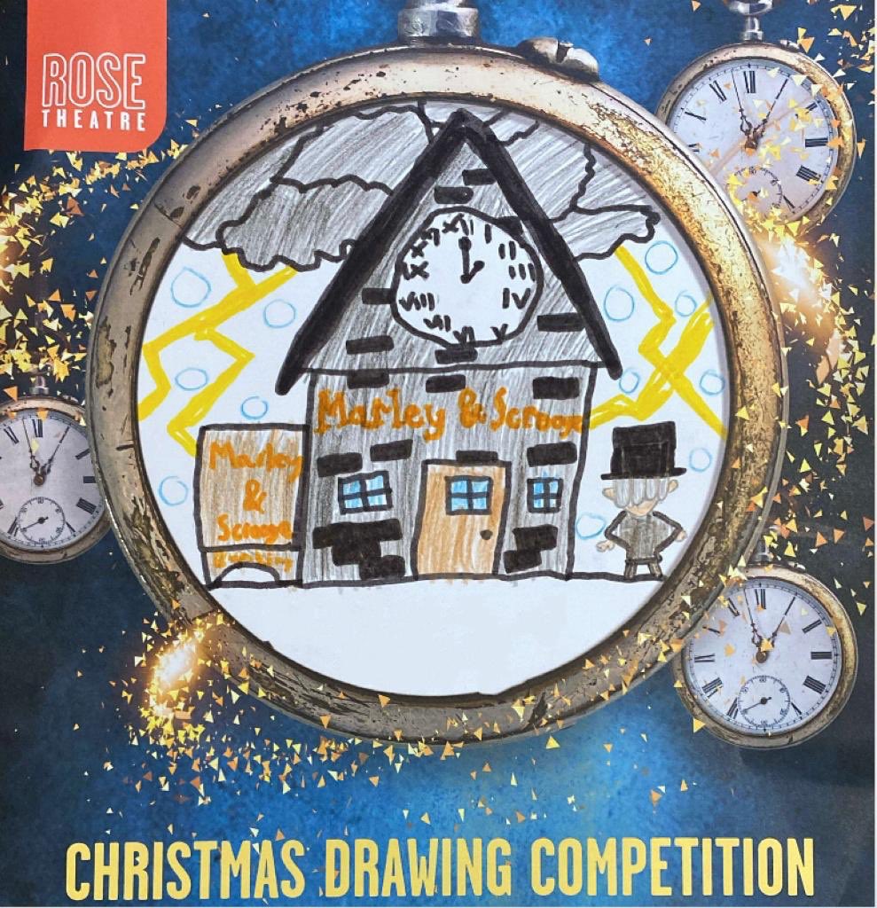 Gabriel, age 12. Christmas Drawing Competition <a href="/Rosetheatre/">Rose Theatre</a>⁩ #RoseXmasCarol ⁦ ⁦<a href="/PollyGermain6/">Polly Germain</a>⁩
