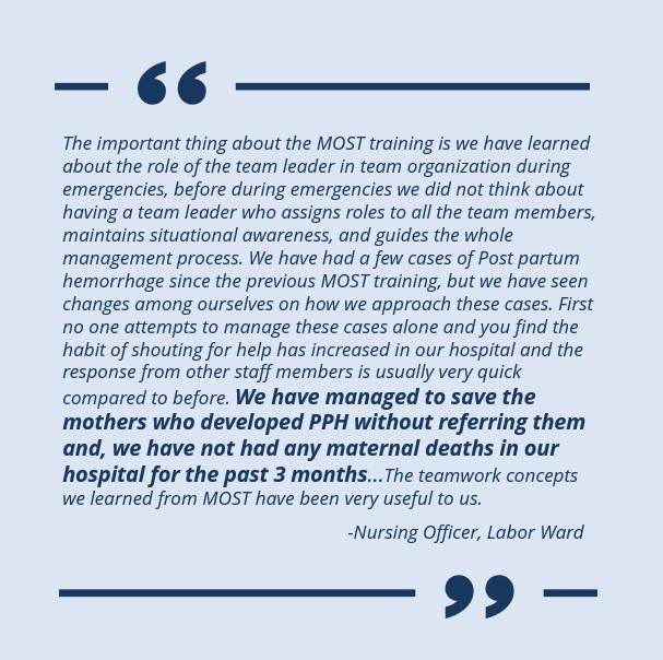 MOST has trained 438 health staff on obstetric emergency management. We are encouraged by stories of how this work is saving lives! <a href="/ImPACT_Anes/">ImPACT Africa</a> <a href="/BugandoC/">bugando medical centre</a> <a href="/KijabeHospital/">AIC Kijabe Hospital</a> <a href="/muhimbiliuniver/">Muhimbili University</a> <a href="/kcmucotz/">KCMC University</a> @VUMCglobalanes  <a href="/ELMAPhilanthro/">ELMA Philanthropies</a> <a href="/GE_Foundation/">GE Foundation</a> <a href="/Mark_NewtonMD/">Mark Newton</a>

#YearInReview