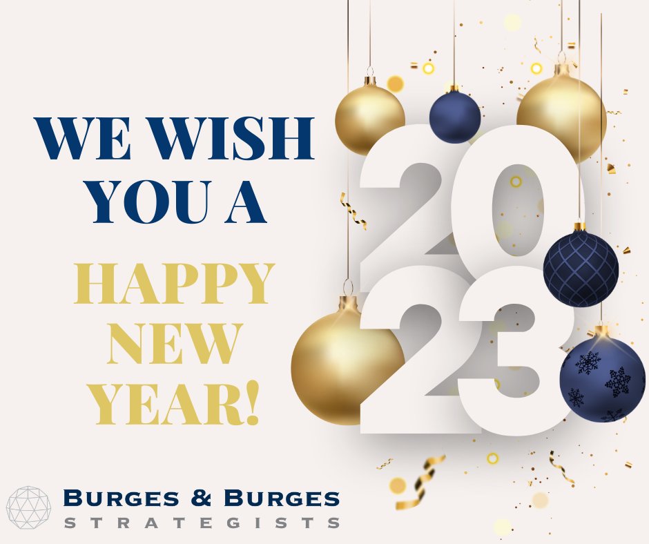 Happy New Year! Wishing all the best to you and yours as we head into 2023.