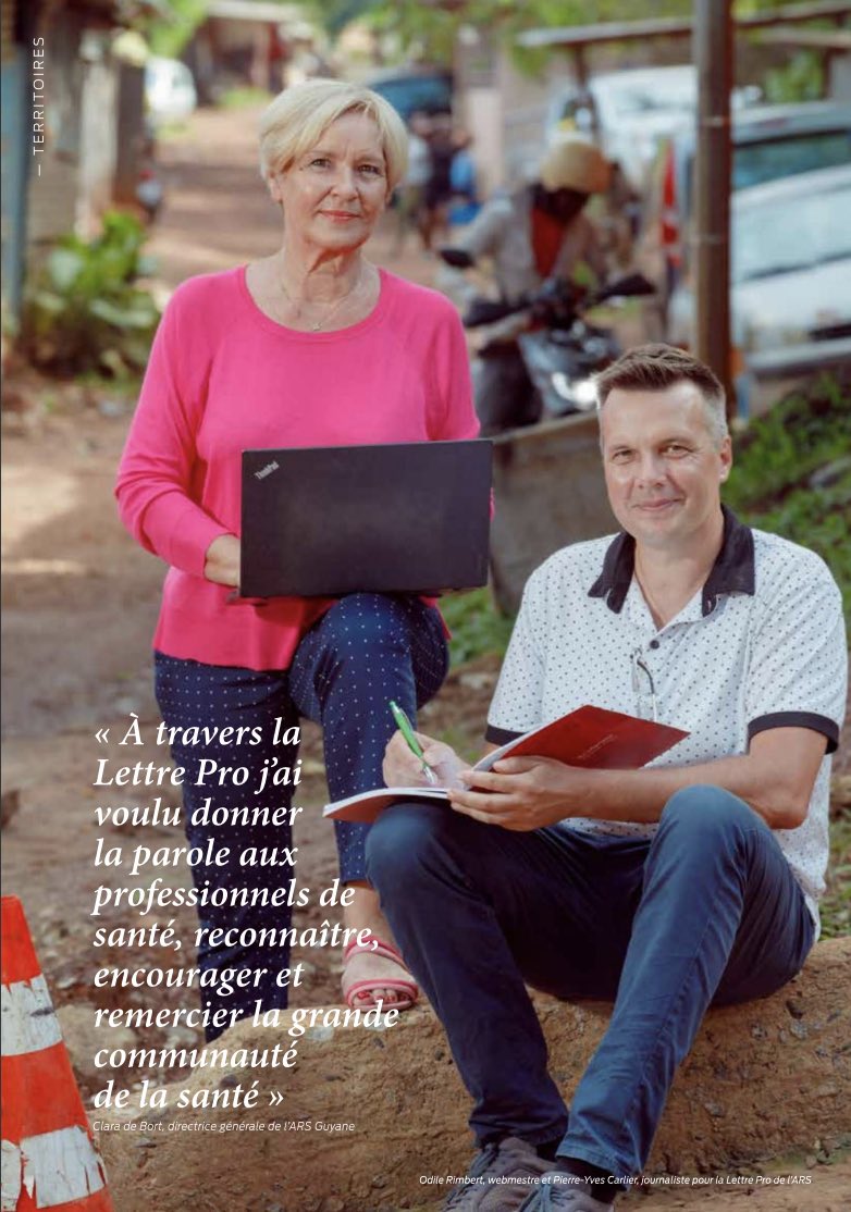 ClaradeBort's tweet photo. Seule ARS à avoir « embarqué » un journaliste pour raconter la crise #covid de l’intérieur, notre #LettePro compte désormais + de 400 numéros 🥇

Retour sur cette grande aventure d’un nouveau #média #santé dans #Guyamag avec Pierre-Yves et Odile 🥰

https://t.co/F1fepTEJ4y https://t.co/hbIY8pfiNI