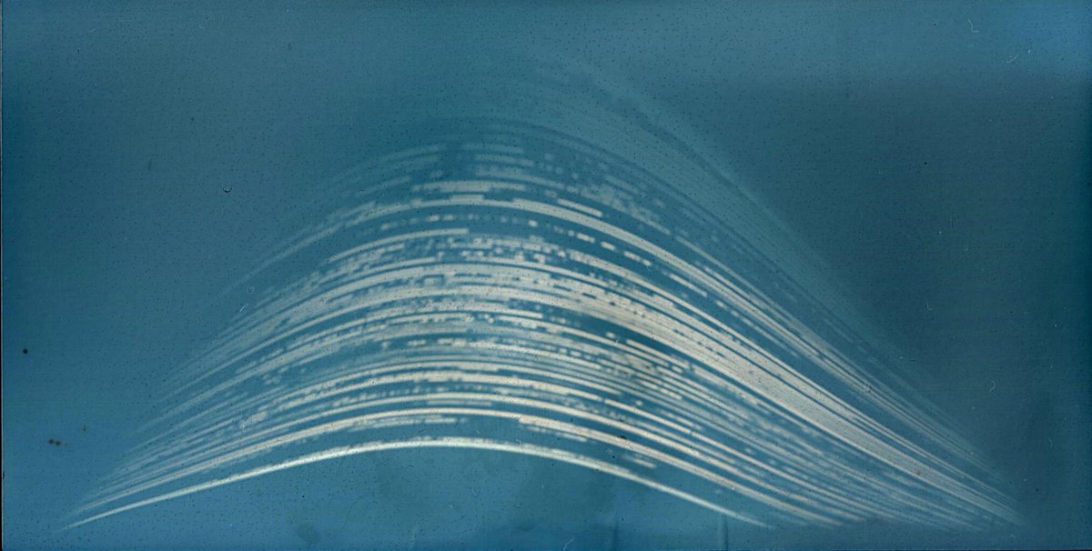Oooh, this one turned out nice! 

#solargraphy image: 
This is the course of the sun over the last 6 months in Lilienthal, close to Bremen, Germany. The picture was taken with a can (with a tiny hole) and photo paper.