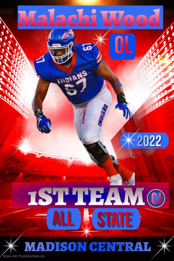 Malachi Wood (@_bigmal_67) on Twitter photo Blessed to be named first team all state! <a href="/MCentral_FB/">Madison Central Football</a> <a href="/UKFootball/">Kentucky Football</a> <a href="/OL_Coach_Yenser/">Zach Yenser</a> <a href="/vincemarrow/">CoachMarrow</a> <a href="/UKCoachStoops/">Mark Stoops</a> Blessed to be named first team all state! <a href="/MCentral_FB/">Madison Central Football</a> <a href="/UKFootball/">Kentucky Football</a> <a href="/OL_Coach_Yenser/">Zach Yenser</a> <a href="/vincemarrow/">CoachMarrow</a> <a href="/UKCoachStoops/">Mark Stoops</a>